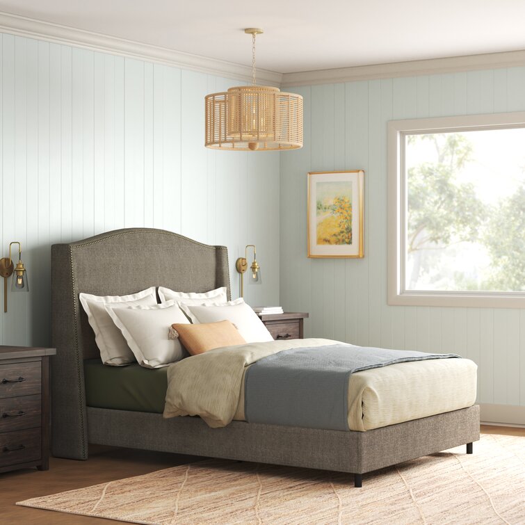 Kelly best sale wingback bed